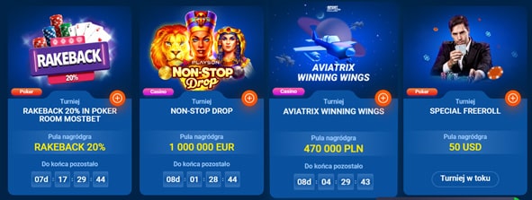 Turnieje MostBet